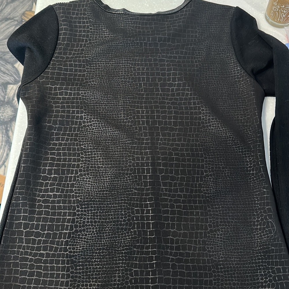 Anac Designed By Kimi Black Patchwork Sweater/Shi… - image 3